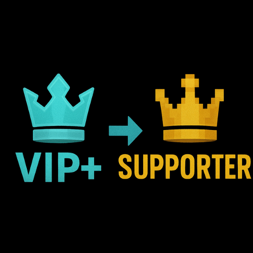 VIP+ -> Supporter